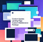 Content Update Landing Page Custom Maintenance Package