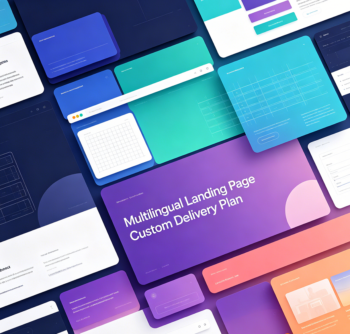 Multilingual Landing Page Custom Delivery Plan