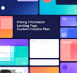 Pricing Information Landing Page Custom Creation Plan